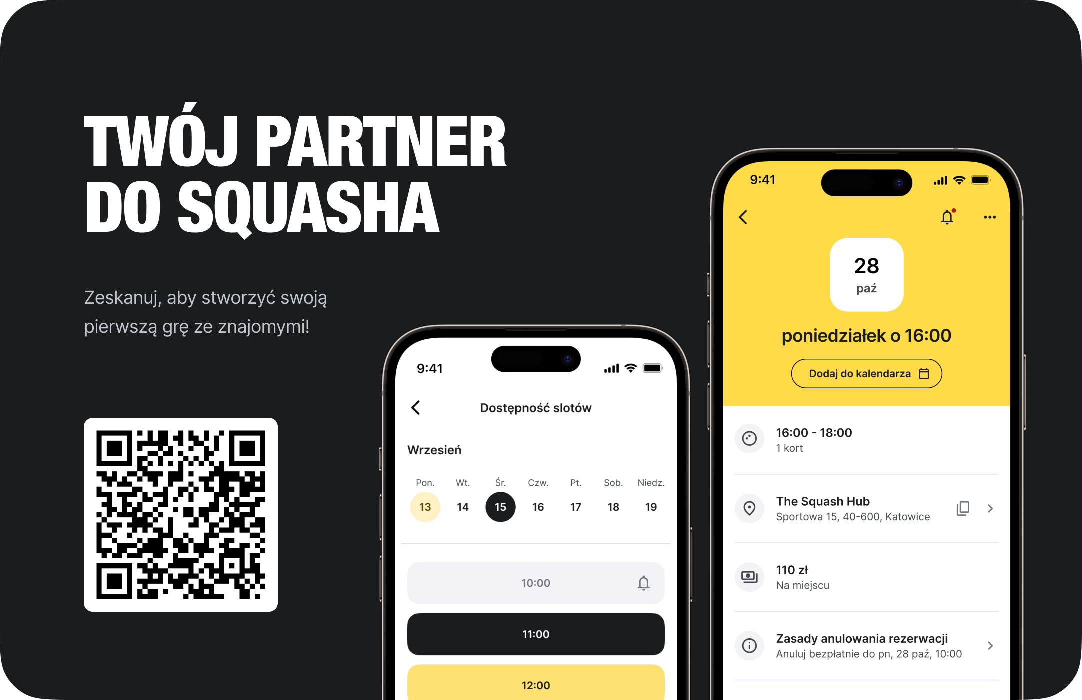 Your partner  in squash